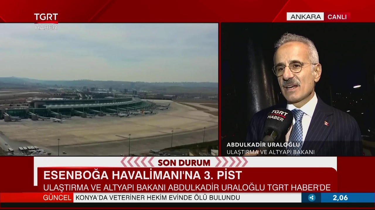 #Canlı | @tgrthabertv Özel Yayın | Ankara Esenboğa Havalimanı Yeni Hava Trafik Kulesi