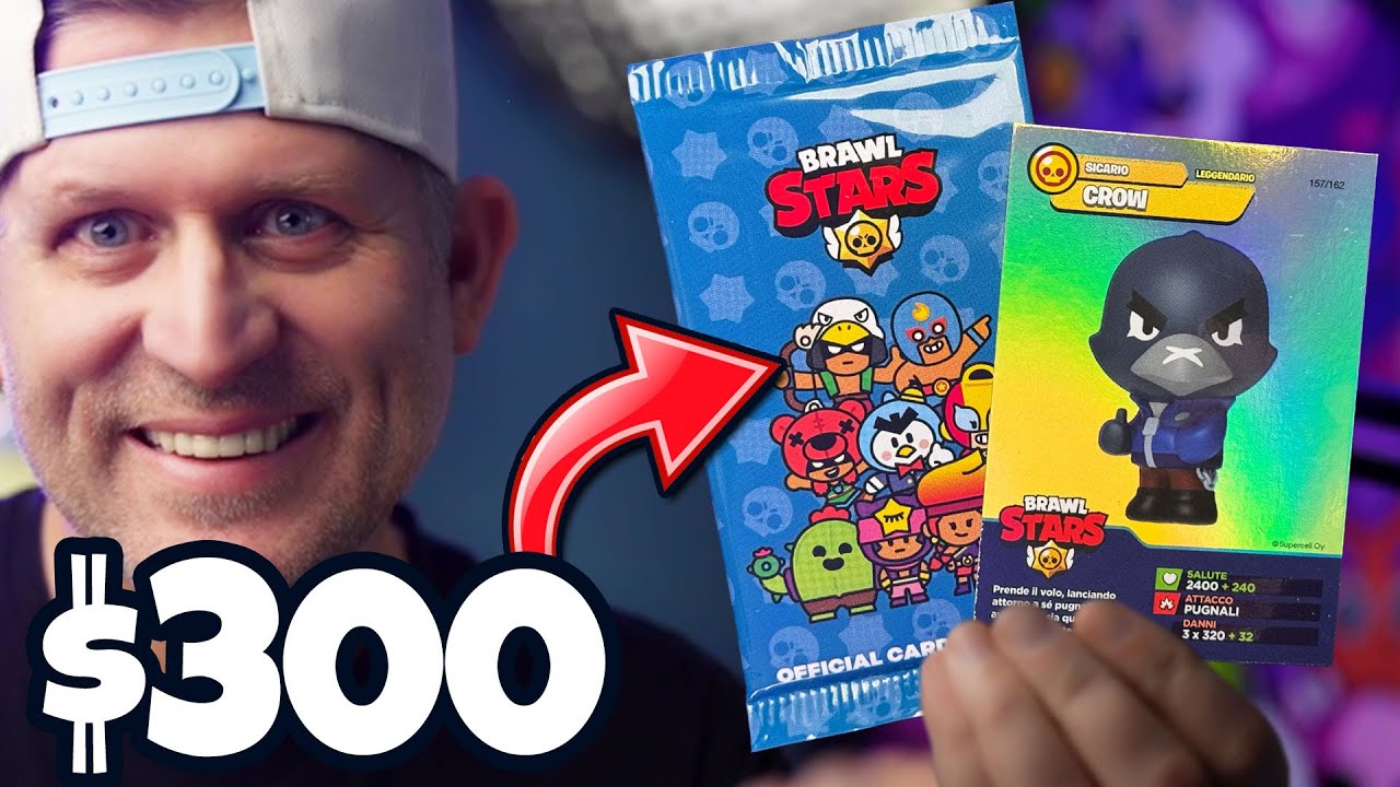 I spent $300 on the NEW Brawl Stars Trading Cards