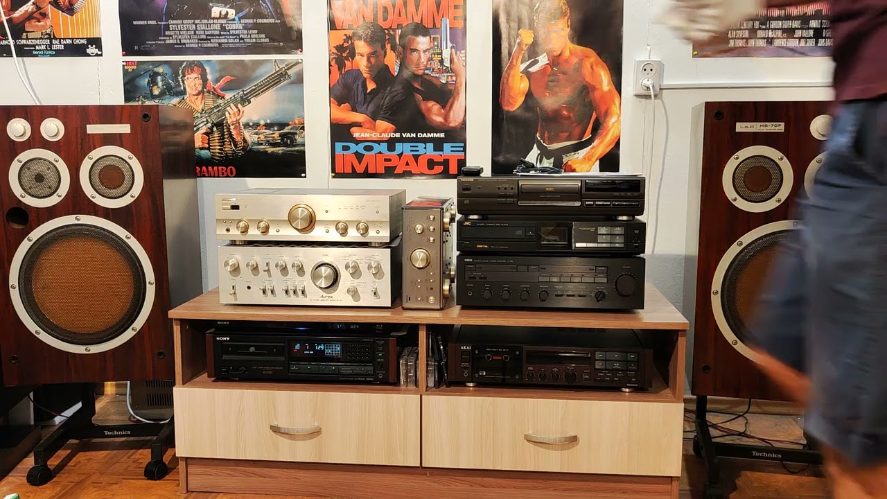 Усилитель Pioneer A-D5X Mos Fet на акустике Lo-D HS-70F