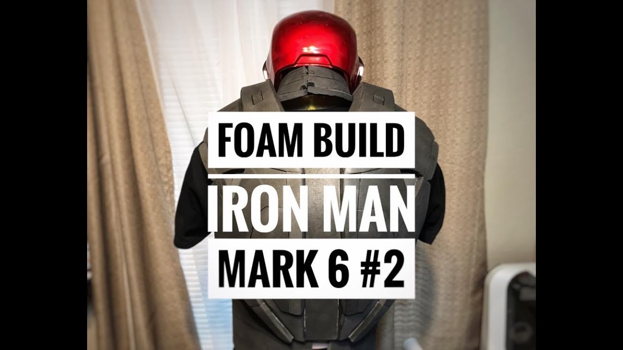 Foam Build Iron Man Mark 6 back tutorial #2