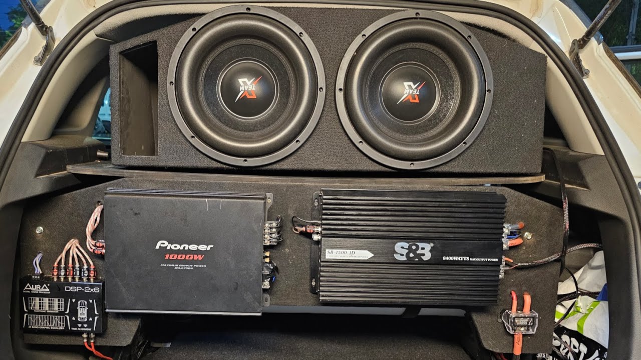 CNG Brezza dual Subwoofer setup ##redraudio #Brezza #cng