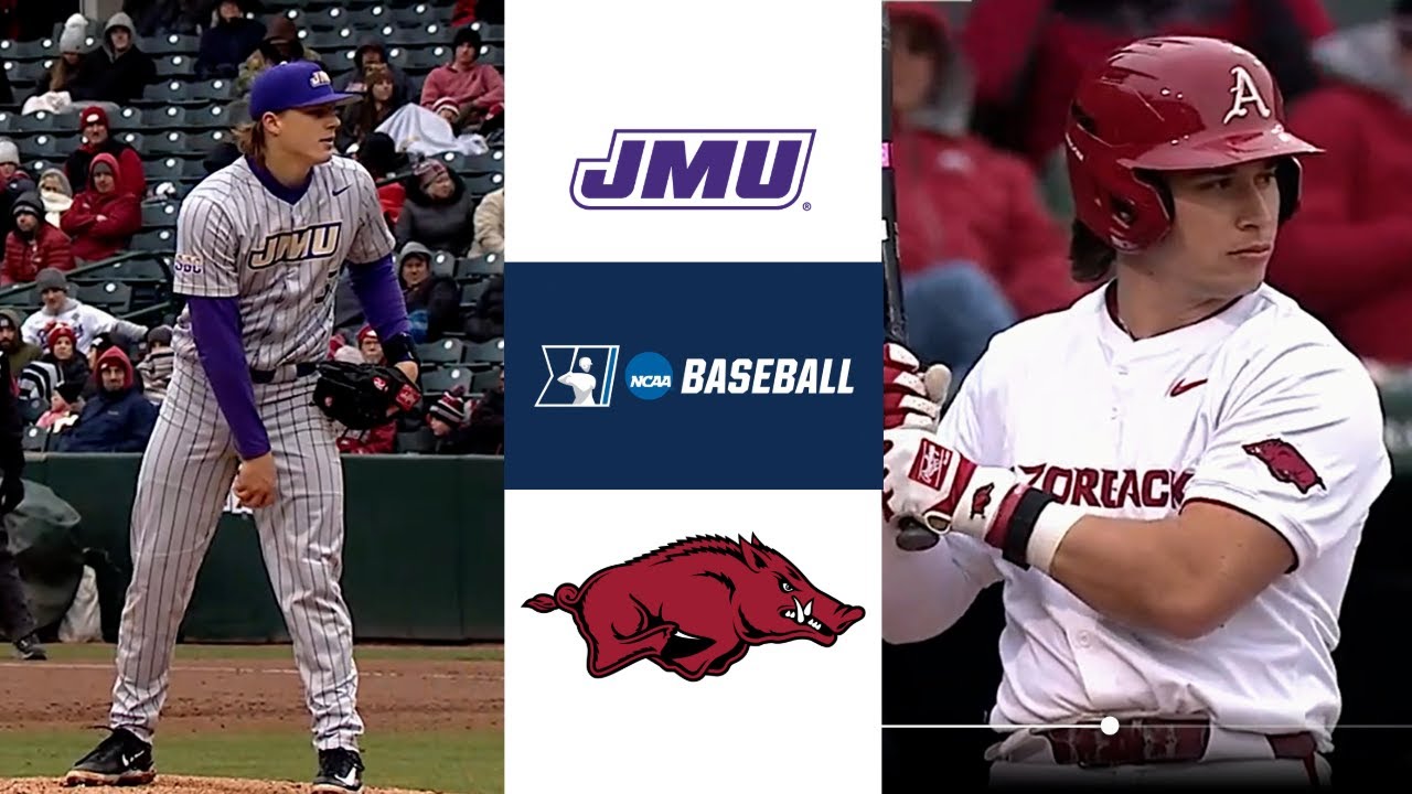 JMU vs #3 Arkansas Razorbacks | Opening Day | 2024 College Baseball Highlights