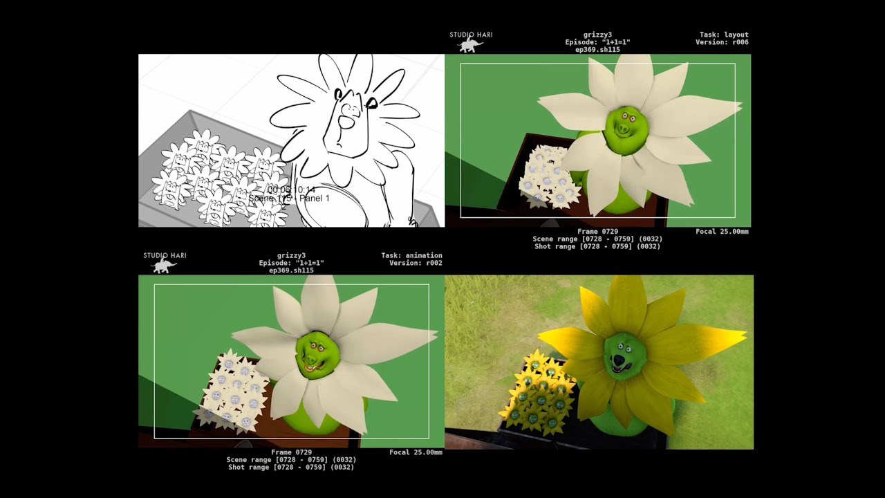 From Sketch to Screen 🎬  Behind Grizzy and the Lemmings’ 1+1=1 Episode 🎃✏️