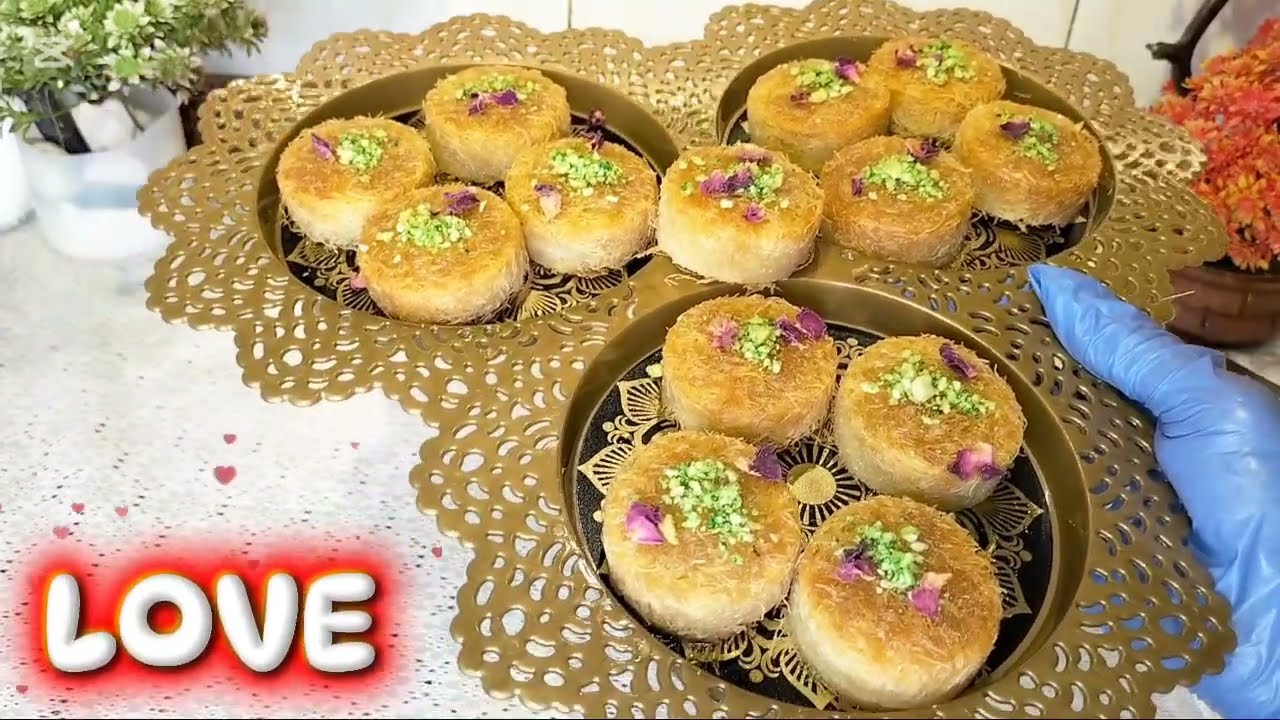 ترند كنافه بالقشطه