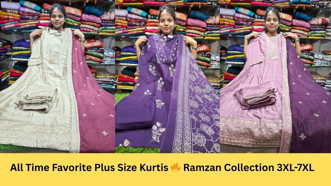 Ramzan Special 3XL to 7XL Kurtis | Plus Size Queens Favorite Collection