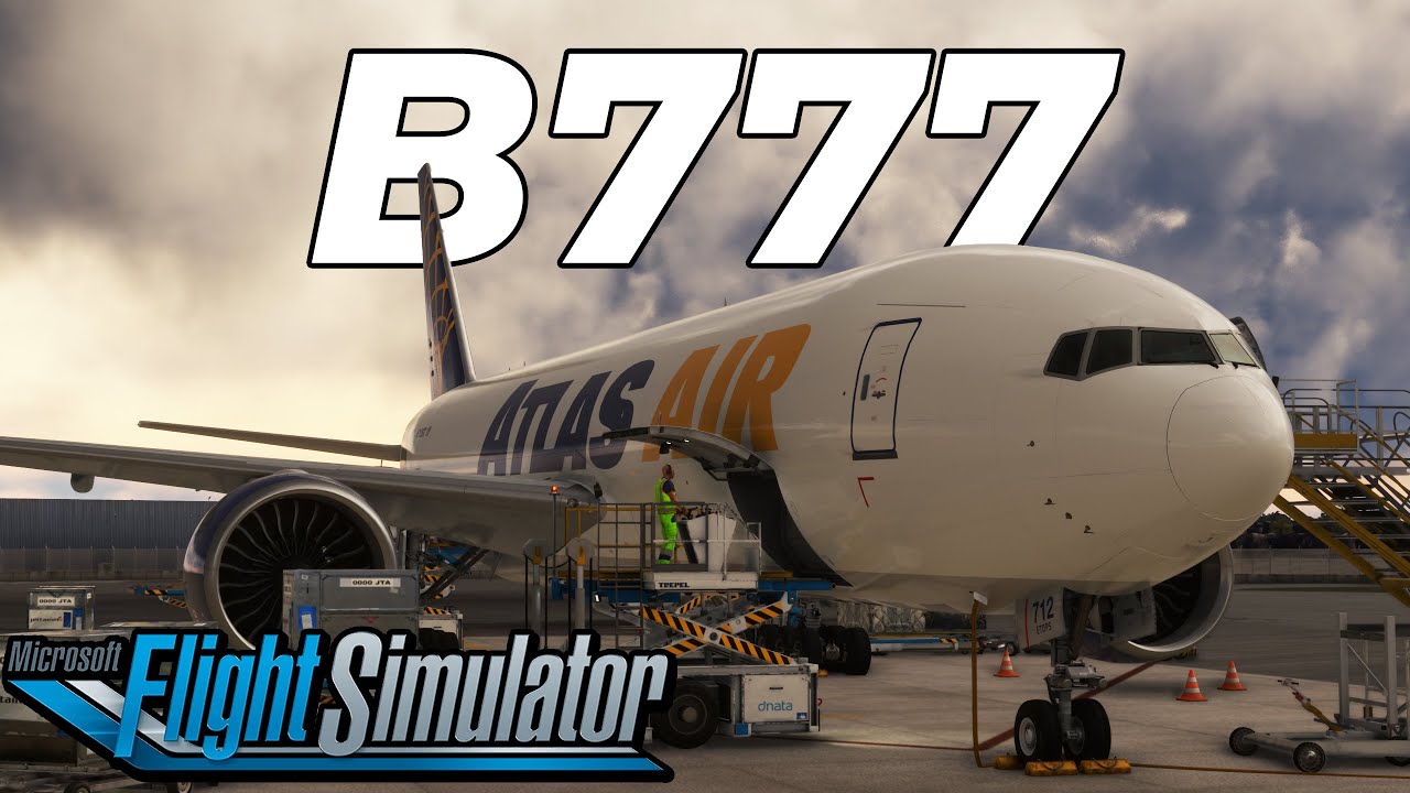 MSFS | Real World Atlas Air Ops | New York (JFK) ✈ Halifax (YHZ) | B777F | #msfs2020