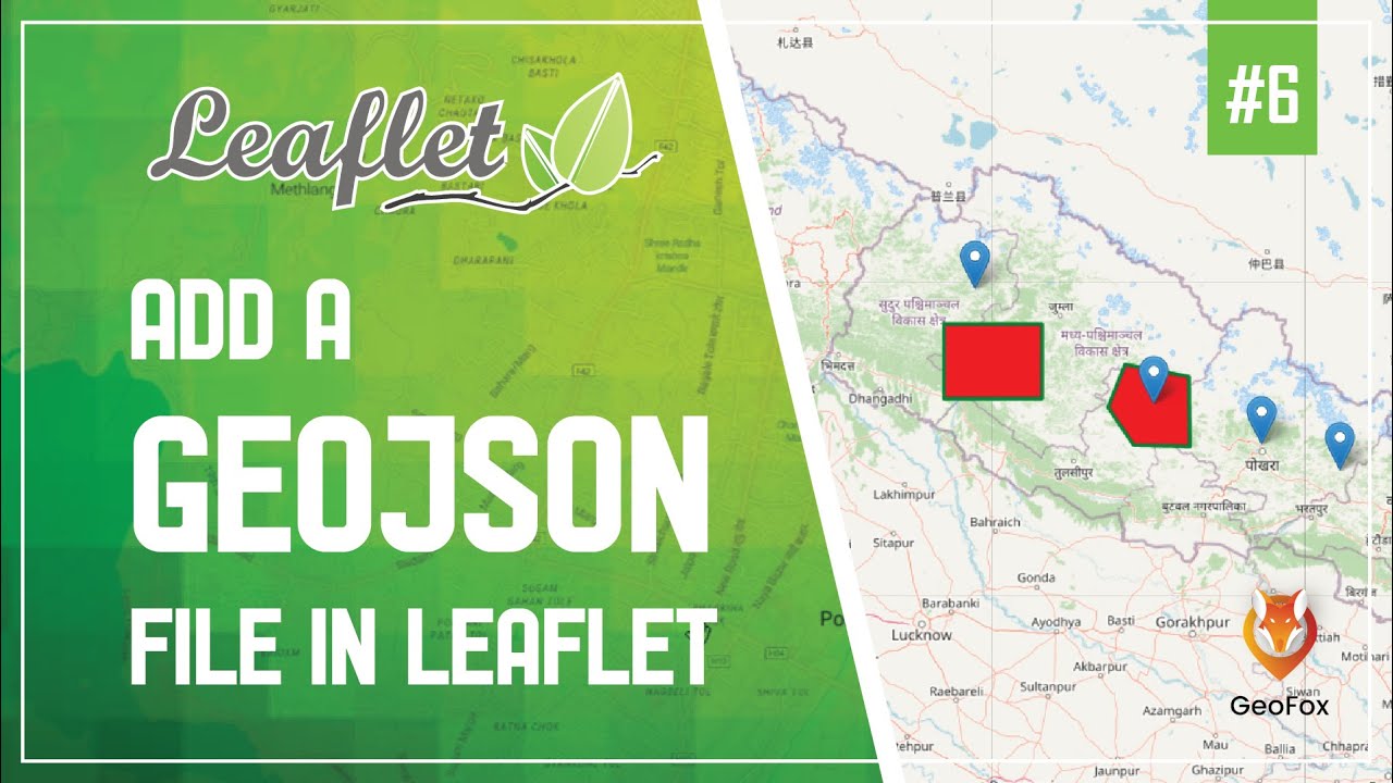 Leaflet JS Tutorial || Use GeoJSON With Leaflet || Leaflet Series || GeoFox || Leaflet #6