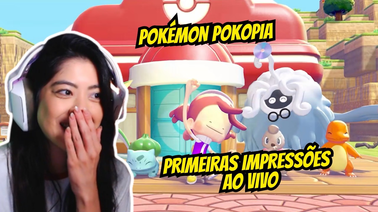 POKOPIA CHEGOU! Gameplay ao vivo e primeiras impressões! | hieeeAlyssa