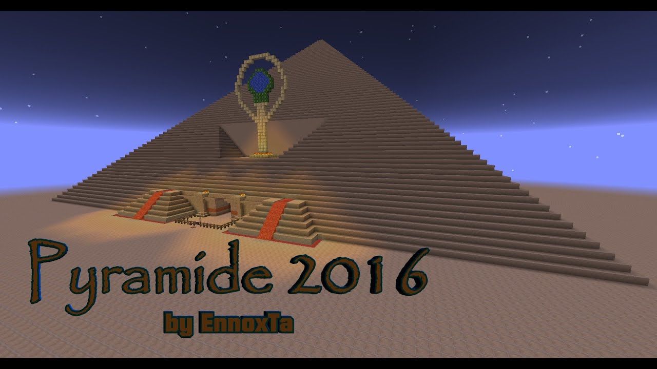 Minecraft Pyramide mit Fallen neu (Pyramid with traps new)