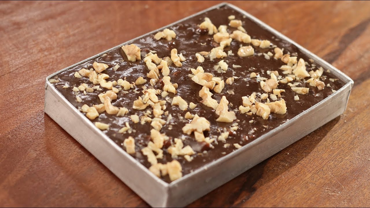 Chocolate Walnut Fudge | Cooking with California Walnuts | Sanjeev Kapoor Khazana