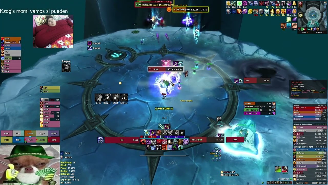 ICC 10 HC - BANE 0% - Whitemane Frostmourne - blood dk pov!