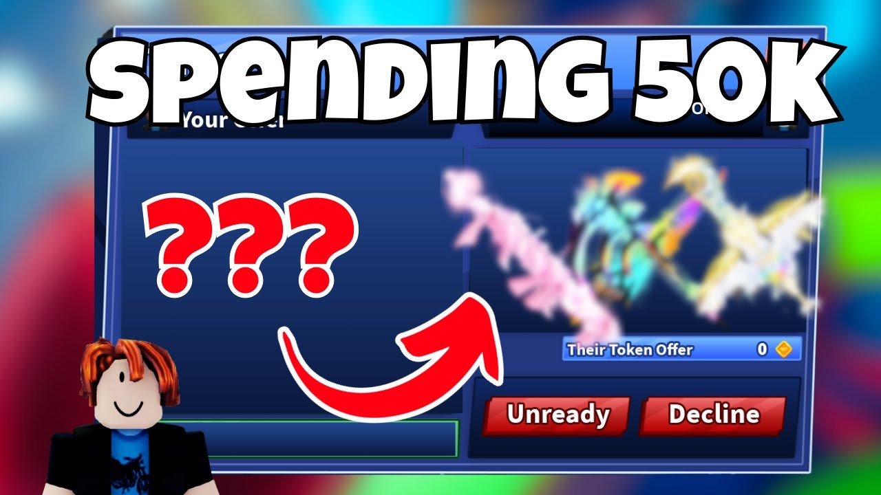 Spending 50,000 TOKENS in Blade Ball | Part 1