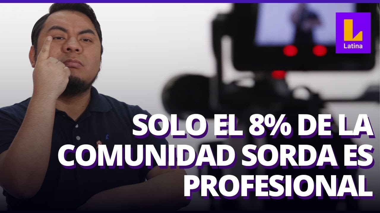 El 24% de la comunidad sorda en el Perú vive en situación de pobreza
