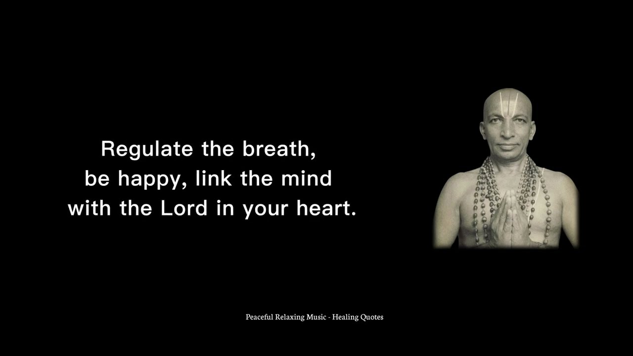 Sri Tirumalai Krishnamacharya's quotes on Yoga, Meditation and Breath | Meditation music