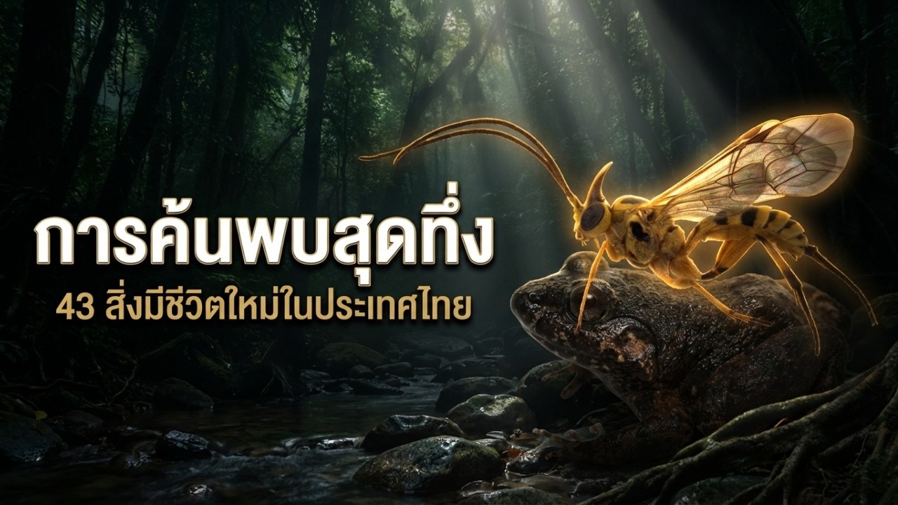 ไทยค้นพบครั้งใหญ่ 43 สัตว์และพืชชนิดใหม่ที่โลกเพิ่งรู้จัก
