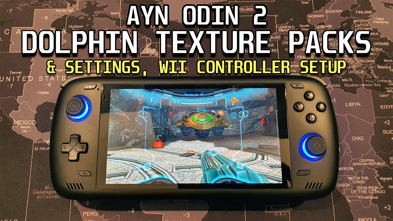 Odin 2 - Dolphin Texture Packs, Settings & Wii Controller Setup