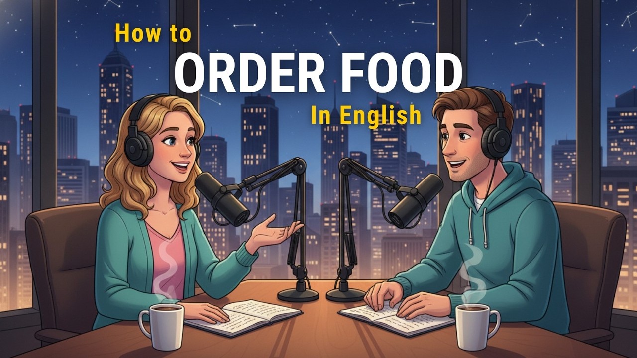 Daily English Listening Practice | Afraid to Order Food in English | Slow & Clear English Podcast