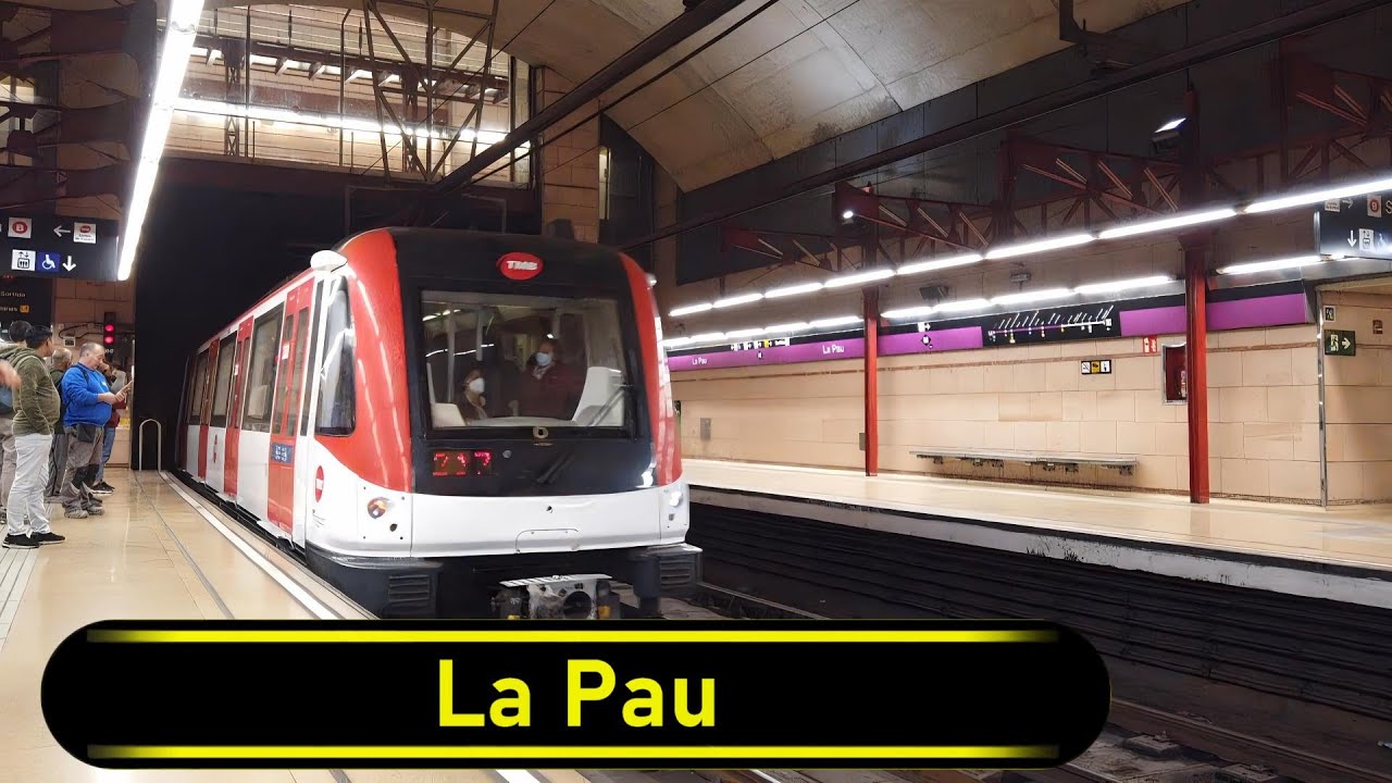 Metro Station La Pau - Barcelona 🇪🇸 - Walkthrough 🚶