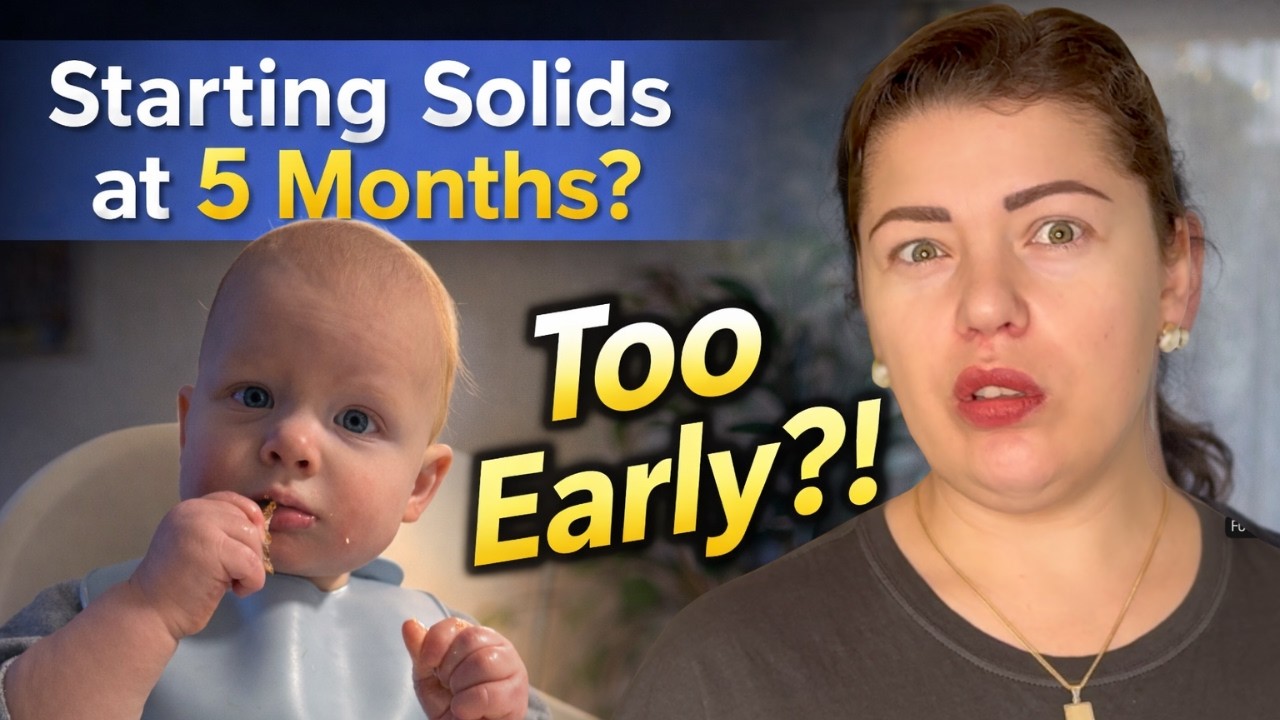 Starting Solids at 5 Months? What the Research Actually Says