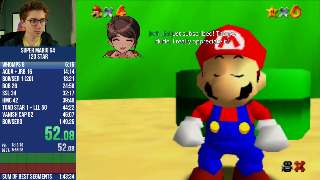 120star speedrun [no reset] - Sep 21st 2021 - ClintStevens