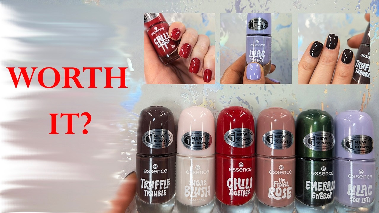 WHAT'S ACTUALLY WORTH BUYING FROM THE NEW ESSENCE COLLECTION? | Swatches + 2 Wear Tests