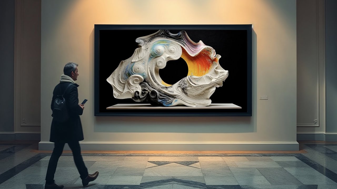 Waves In Form #2 | Digital Sculpture by Gregory Beylerian