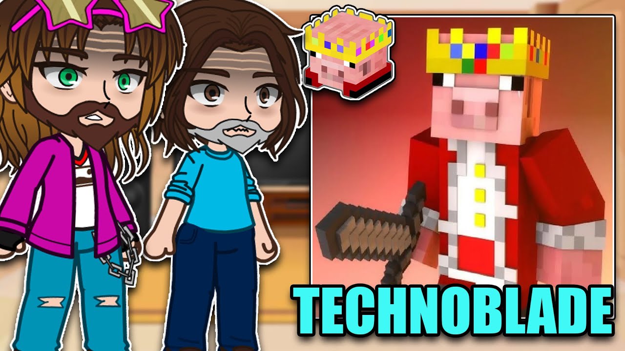 Minecraft Movie React To Technoblade | Minecraft | Gacha React
