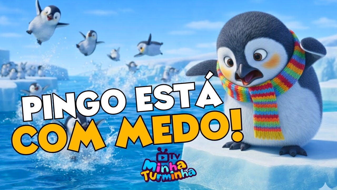 Pinguim Pingo | Uma história infantil sobre superar o medo