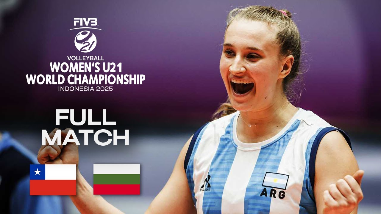 Chile vs. Bulgaria - Pool D | Women's U21 World Champs 2025 - Full Match