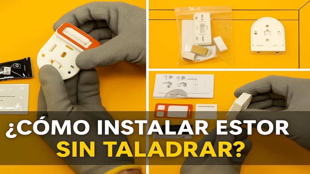 Cómo instalar sin taladrar un estor enrollable con el sistema adhesivo plus