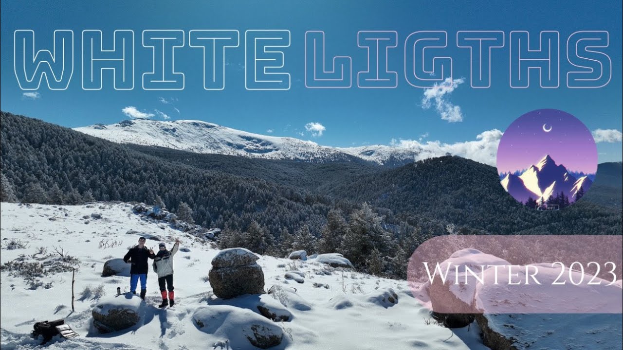 WHITE LIGHTS. La montaña segoviana en invierno [4K] DRONE FOOTAGE 🚀 #segovia
