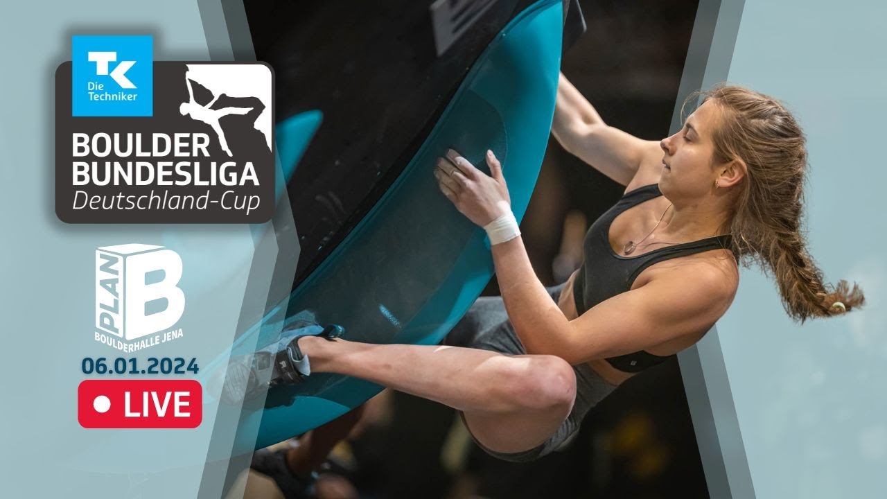Live beim 5. Deutschland Cup - Saison 23/24 in Jena | Techniker Boulder Bundesliga