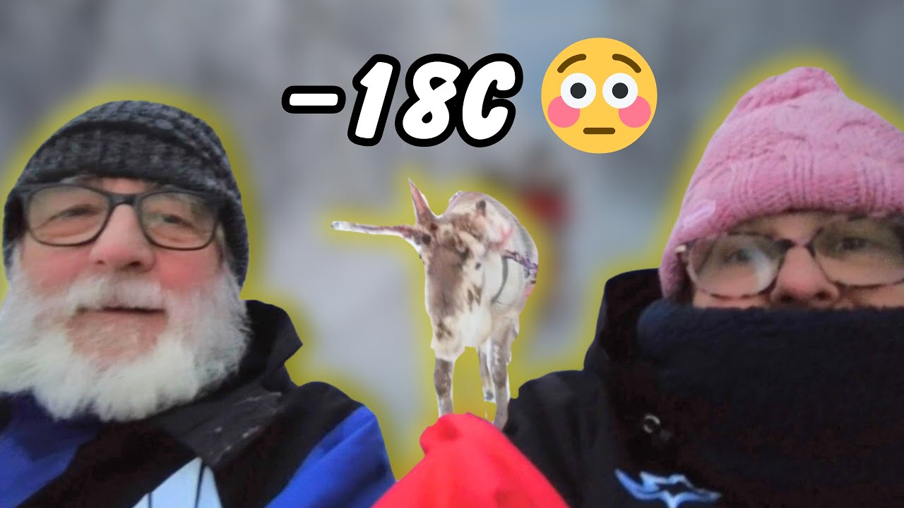 We Weren’t Prepared for −18C ❄️ Reindeer Sleigh Ride in Lapland