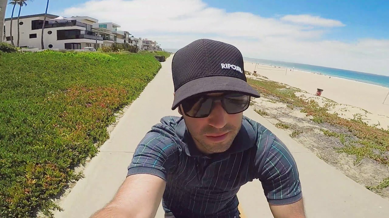 California / bike ride from Redondo Beach to Santa Monica / Marvin Braude bike trail / Los Angeles