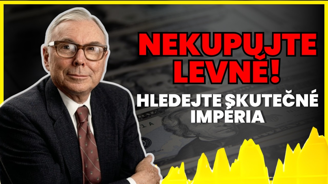 Přestaňte kupovat haraburdí! Naléhavé varování Charlieho Mungera.