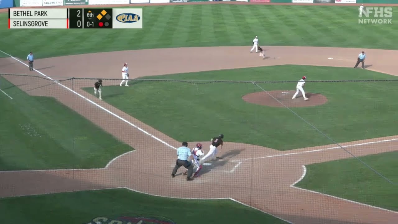 Bethel Park vs. Selinsgrove Highlights - 2022 PIAA Baseball 5A Championship (credit: NFHS Network)