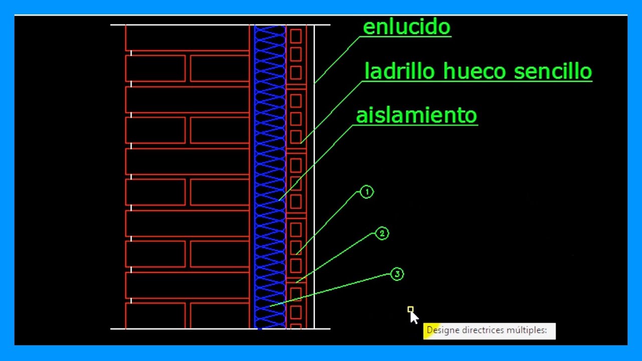 Autocad - Crear y modificar directrices. Tutorial en español HD