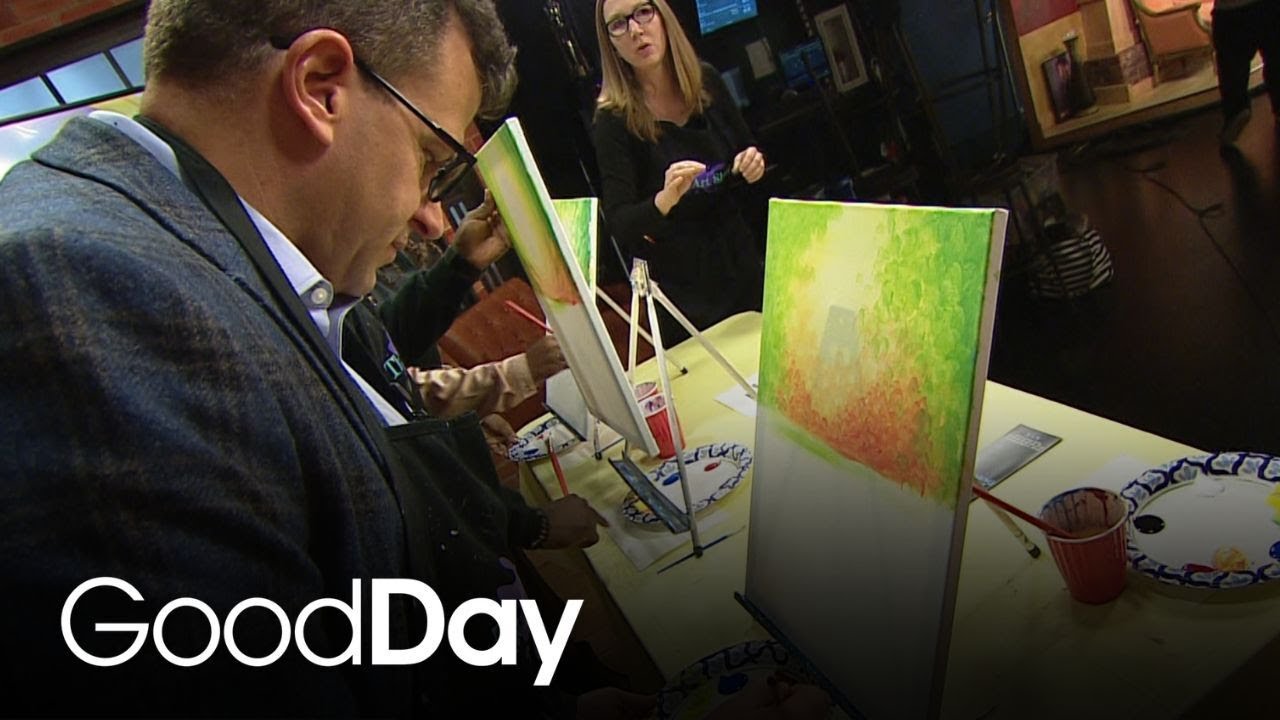 Local business brings the paint-and-sip experience to you