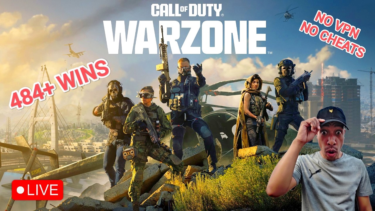 🔴 LIVE - WARZONE - 484+ WINS - CALL OF DUTY