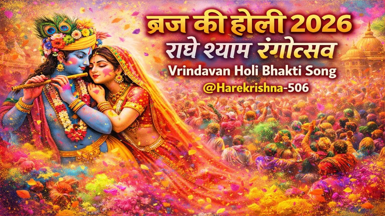 ब्रज की होली 2026 | राधे श्याम रंगोत्सव | Vrindavan Holi Bhakti Song