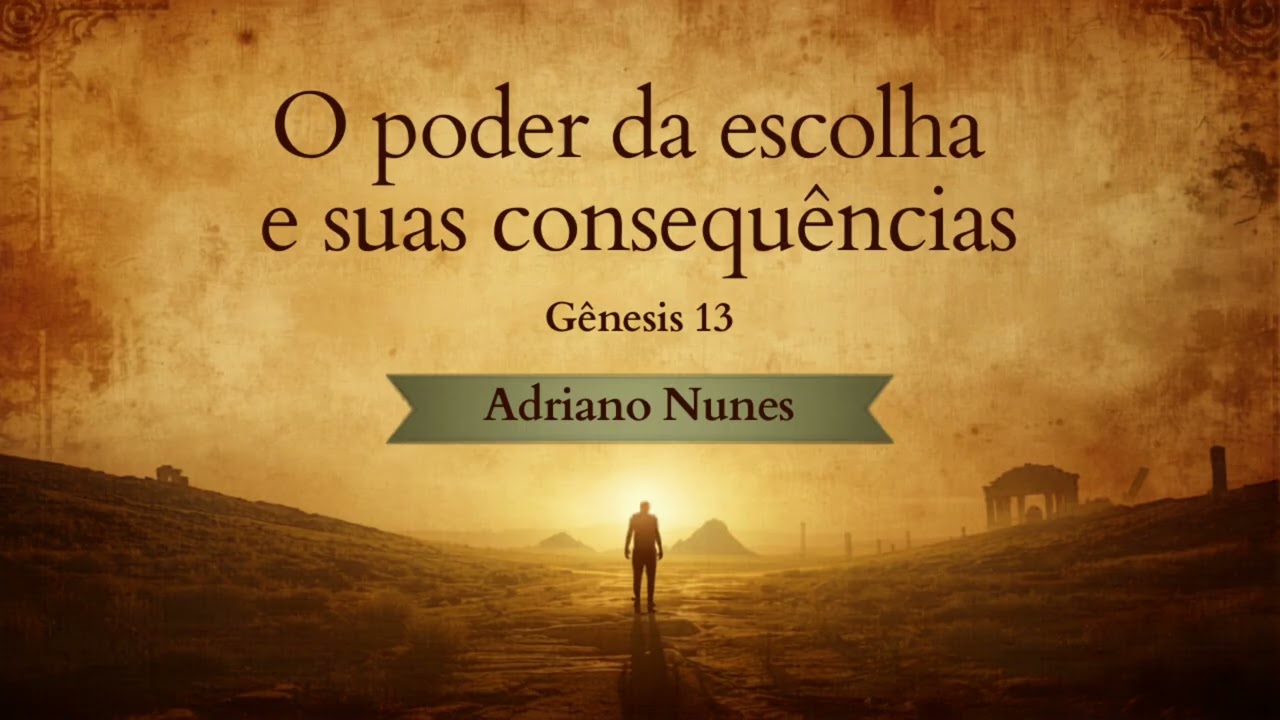 Gênesis 13 – “O poder da escolha e suas consequências” – Adriano Nunes