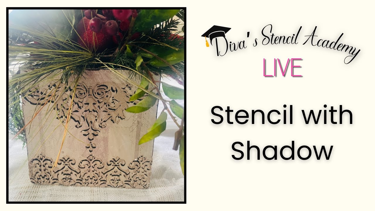 Diva's Stencil Academy Ep. 20 -  Stencilling with Shadow