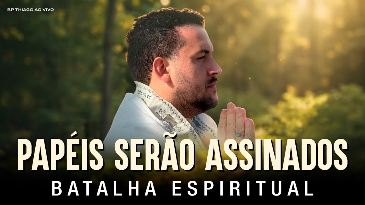 A MAIOR Corrente de ORAÇÂO Para VENCER BATALHAS ESPIRITUAIS - Bispo Thiago Garcia AO VIVO
