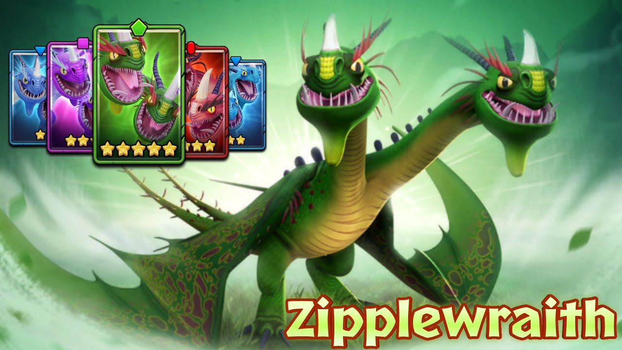 Zipplewraith — The New Hybrid Dragon | Dragons: Titan Uprising