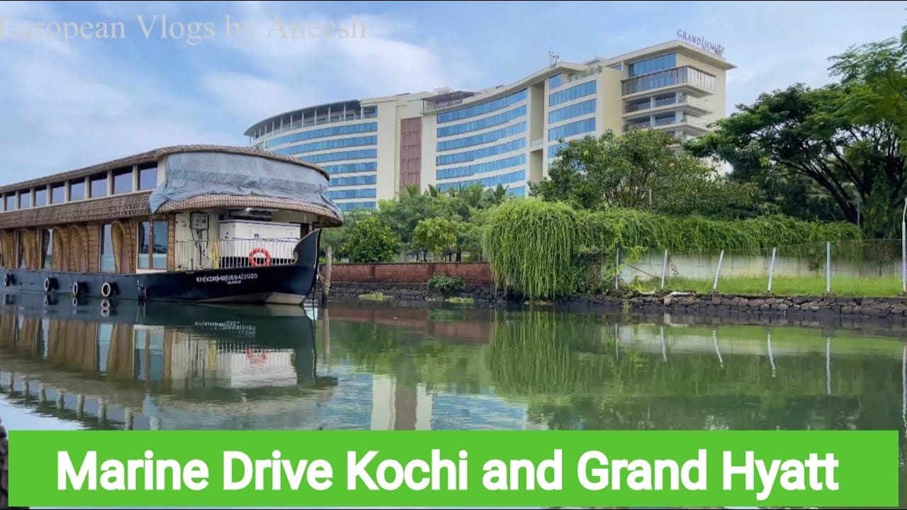 Marine Drive Kochi |Grand Hyatt Kochi |Bolgatty Palace | International Marina #kochi #kerala #hindi