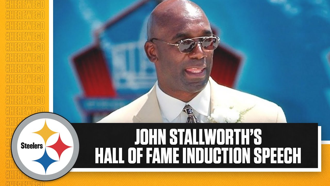 Hall of Fame Induction Speech: John Stallworth | Pittsburgh Steelers