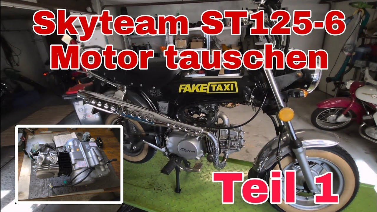 Skyteam ST125-6 / Motor tauschen / ausbauen / Teil 1