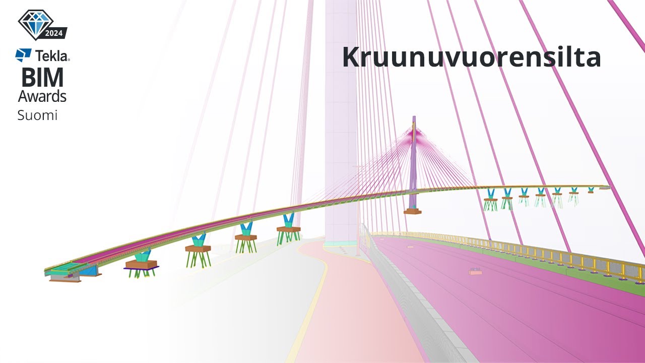 Kruunuvuorensilta - Tekla BIM Awards Suomi 2024