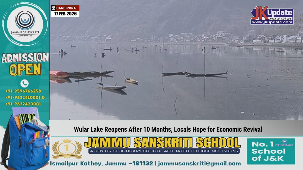 Wular Lake Reopens After 10 Months, Locals Hope for Economic Revival