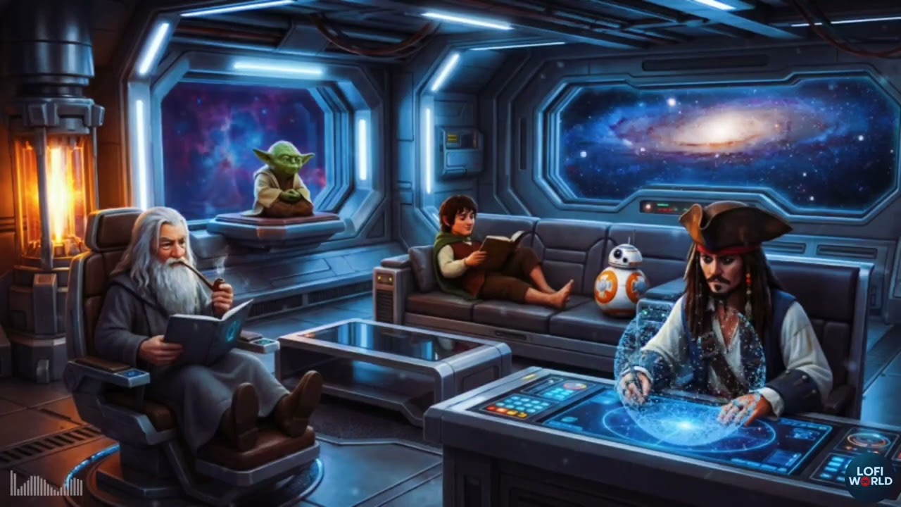 Epic Movie Lofi Mix Vol. 1 Star Wars, Lord of the Rings & Pirates of the Caribbean to Study & Relax